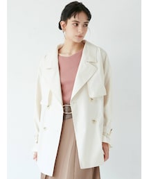 LAGUNAMOON | ボリュームスリーブミドルトレンチコート(トレンチコート)