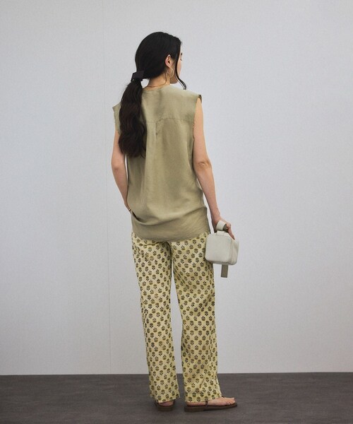 ADAM ET ROPE'(アダムエロペ)の「【SERA STUDIO(セーラスタジオ)】FABRIC HAIR CLIP / ヘアクリップ(バレッタ/ヘアクリップ・レディース・ブラウン/イエロー系・F)」の11枚目の写真