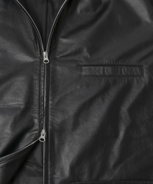 URBAN RESEARCH（アーバンリサーチ）の「UNTRACE　レザーカバーオール（カバーオール・メンズ・BLACK・1/2）」の9枚目の写真