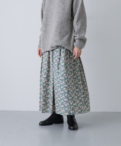 かぐれ（カグレ）の「リバティプリントスカート（スカート・レディース・Clio/Garden/Poppy/Dunclare・FREE）」の3枚目の写真