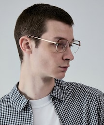 ADAM ET ROPE' | 【VINTAGE EYEWEAR】KoKI by 増永眼鏡 EXCEL 205 ?14金張 ブローラインフレーム(メガネ)