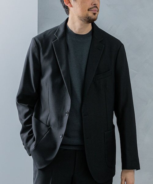 URBAN RESEARCH DOORS(アーバンリサーチドアーズ)の「LIFE STYLE TAILOR ウールライクツイルコンフォータブルジャケット(テーラードジャケット・メンズ・KHAKI/NAVY/BROWN・S/M/L/XL)」の3枚目の写真