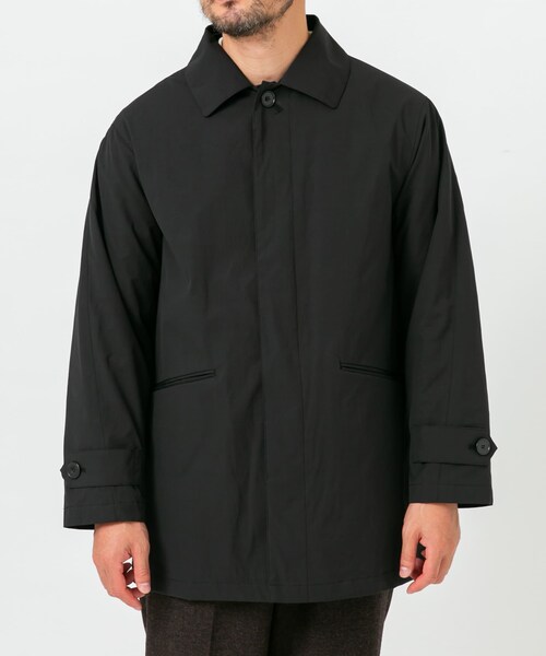 URBAN RESEARCH ROSSO（アーバンリサーチロッソ）の「3WAYステンカラーハーフコート ライナーセット（ステンカラーコート・メンズ・BLACK/CHARCOAL・M/L）」の18枚目の写真