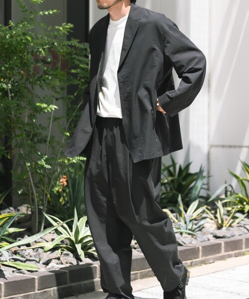 EKAL(エカル)の「『吸水速乾/通気性/軽量』DOT AIR JACKET(テーラードジャケット・メンズ・ネイビー/ブラウン/ブラック・M/L)」の16枚目の写真