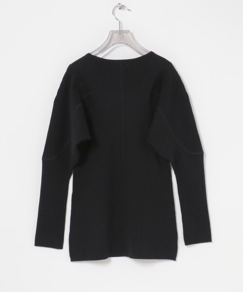 URBAN RESEARCH(アーバンリサーチ)の「new basic FRAME FLUID KNIT(ニット/セーター・レディース・WHITE/BLACK/DK BROWN・Free)」の11枚目の写真