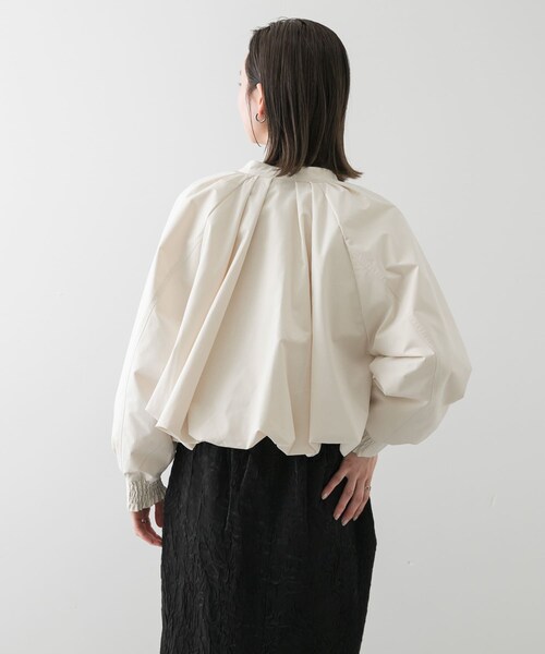 SENSE OF PLACE by URBAN RESEARCH（センスオブプレイスバイアーバンリサーチ）の「バルーンブルゾン（ブルゾン・レディース・BEIGE/BLACK/IVORY・one）」の11枚目の写真