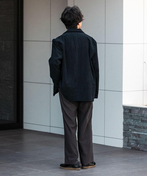 SENSE OF PLACE by URBAN RESEARCH（センスオブプレイスバイアーバンリサーチ）の「『セットアップ対応』 コーデュロイダブルルーズジャケット（テーラードジャケット・メンズ・BROWN/BLACK/L.KHAKI・M/L）」の22枚目の写真