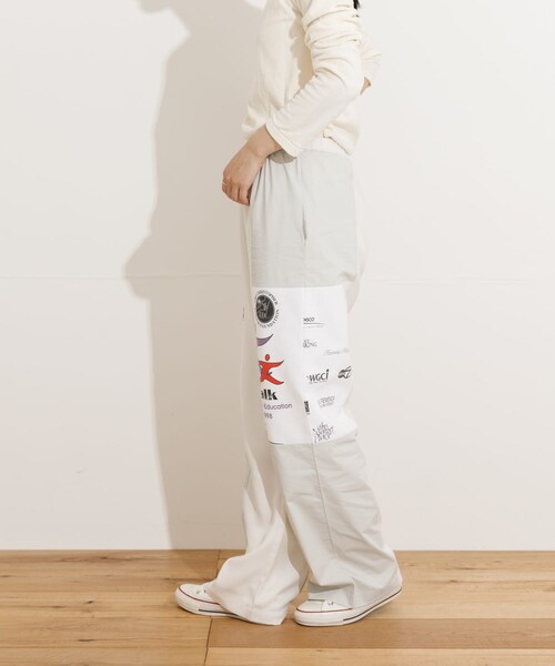 THE GOODLAND MARKET（ザグッドランドマーケット）の「SREU　Swiching PANTS（その他パンツ・レディース・IVORY2/IVORY1/BLACK1/BLACK2・L/S）」の14枚目の写真