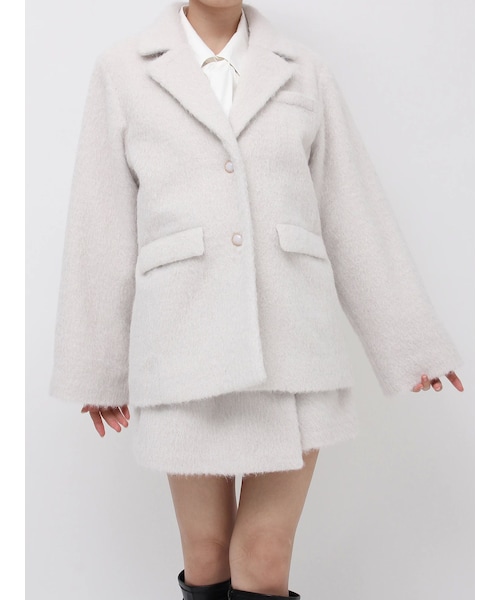 dazzlin（ダズリン）の「シャギーテーラージャケット（テーラード