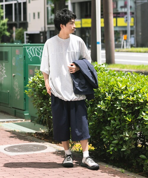 EKAL(エカル)の「『別注』NANGA×EKAL CAVET-SHIRTS(Tシャツ/カットソー・メンズ・グレー杢/ブラック・M/L)」の21枚目の写真