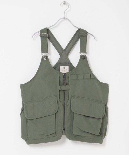 URBAN RESEARCH DOORS(アーバンリサーチドアーズ)の「Snow Peak Apparel TAKIBI RIP FIELD VEST(ベスト・メンズ・BLACK/OLIVE・M)」の14枚目の写真