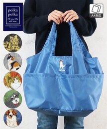 nissen（ニッセン）の「polka polka(ポルカポルカ)カゴラク保冷保温エコバッグ（Ａ４対応）（エコバッグ/サブバッグ・メンズ）」