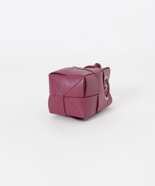 URBAN RESEARCH(アーバンリサーチ)の「メッシュ巾着レザーバッグ(ショルダーバッグ・レディース・GRAFFITE/BORDEAUX/ARGENTO・-)」の8枚目の写真