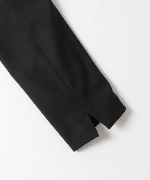 URBAN RESEARCH（アーバンリサーチ）の「Po/　ribbon jacket（ノーカラージャケット・レディース・black/brown・FREE）」の5枚目の写真