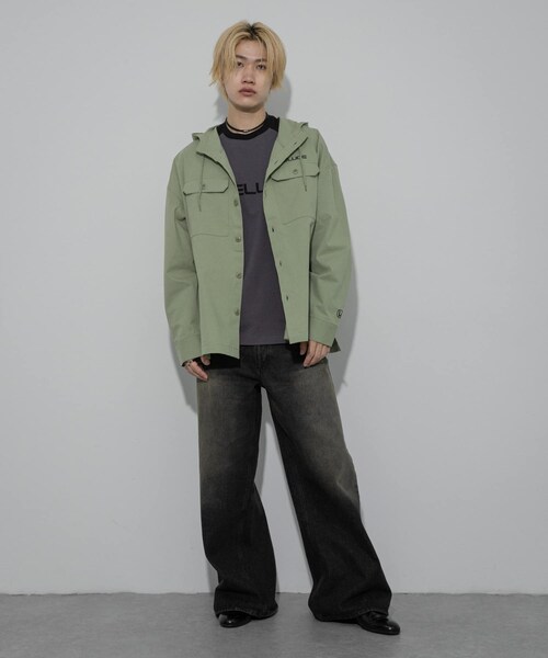 SENSE OF PLACE by URBAN RESEARCH（センスオブプレイスバイアーバンリサーチ）の「HONDA Hoodie Long-Sleeve Shirts（シャツ/ブラウス・メンズ・GREEN/MINT・M/L）」の22枚目の写真