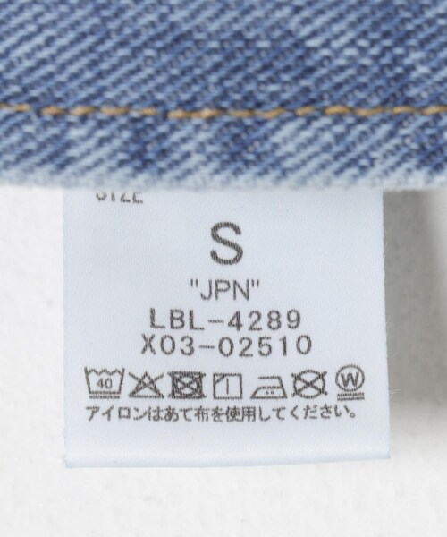 URBAN RESEARCH ROSSO（アーバンリサーチロッソ）の「『別注』Lee101×ROSSO　NOCOLLAR SHORT JACKET（デニムジャケット・レディース・ONE WASH/USED・Short）」の14枚目の写真