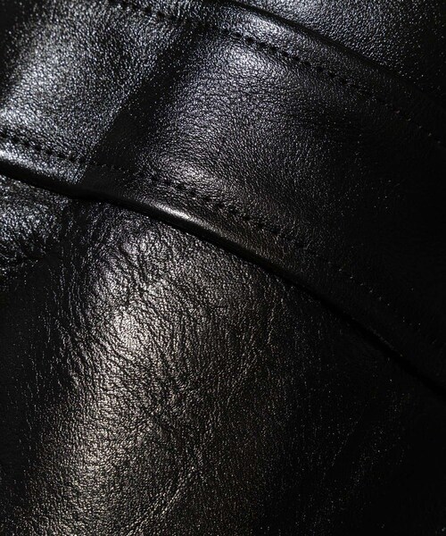 ADAM ET ROPE'（アダムエロペ）の「【SUGARHILL/シュガーヒル】SHRINK LEATHER G-1 JACKET（その他アウター・メンズ・ブラック・2/3）」の17枚目の写真