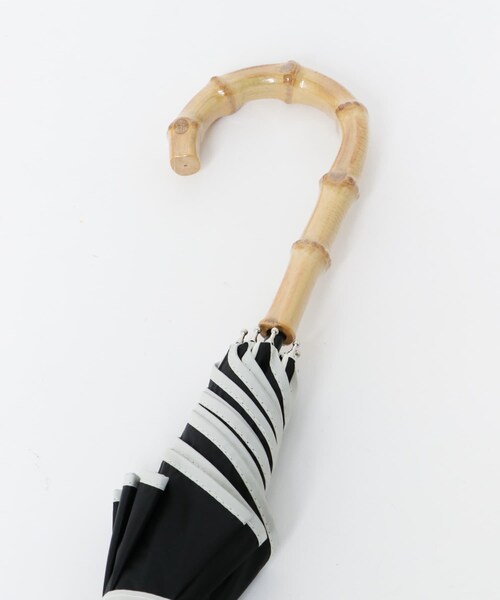 SMELLY（スメリー）の「because　晴雨兼用パイピング長傘（長傘・レディース・BEG/BLK・FREE）」の12枚目の写真