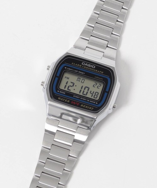 URBAN RESEARCH DOORS（アーバンリサーチドアーズ）の「CASIO　A164WA-1QJH（アナログ腕時計・メンズ・SILVER/BLU・One）」の4枚目の写真