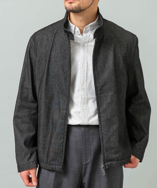 URBAN RESEARCH ROSSO（アーバンリサーチロッソ）の「『WEB限定』デニムスタンドブルゾン（ブルゾン・メンズ・INDIGO/BLACK/D.BLACK・M/L）」の8枚目の写真