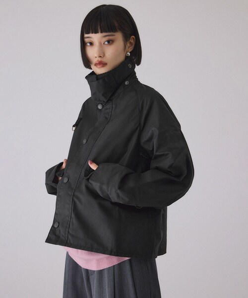 ADAM ET ROPE'(アダムエロペ)の「【J’aDoRe限定】【Barbour(バブアー)】SPEY WAX JACKET(その他アウター・レディース・ブラック/カーキ・M/S)」の4枚目の写真