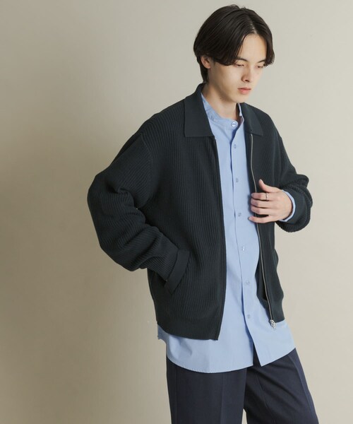 SENSE OF PLACE by URBAN RESEARCH（センスオブプレイスバイアーバンリサーチ）の「ダブルジップニットカーディガン（ニット/セーター・メンズ・GRAY/D.BLUE/RED・M/L）」の21枚目の写真