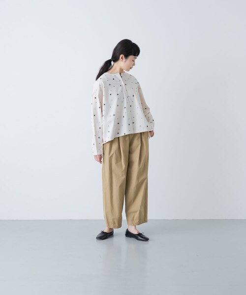 かぐれ（カグレ）の「ツバメ刺繍ブラウス（シャツ/ブラウス・レディース・IVORY/BLACK・Free）」の12枚目の写真