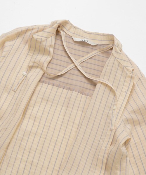 THE GOODLAND MARKET（ザグッドランドマーケット）の「cwtch　STRIPE 2WAY SHIRT（シャツ/ブラウス・レディース・MINT/ORANGE・Free）」の22枚目の写真