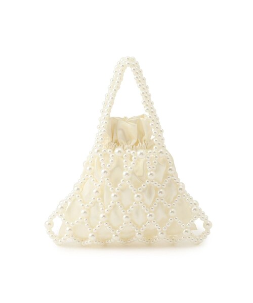 ROPE' PICNIC（ロペピクニック）の「ポーチ付きビーズハンドバッグ（ハンドバッグ・レディース・ブラック/オフホワイト・F）」の17枚目の写真