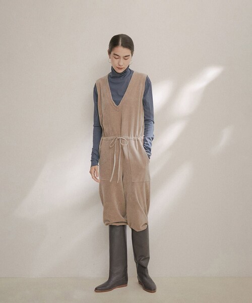 ADAM ET ROPE'（アダムエロペ）の「【BRENTA（ブレンタ）】インヒールロングブーツ（ブーツ・レディース・グレー系/ブラック・25.5/23.5/24.5）」の10枚目の写真