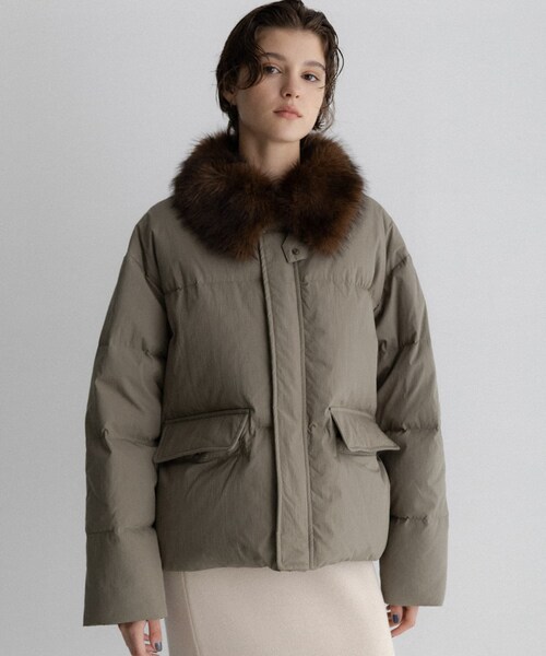 URBAN RESEARCH Sonny Label（アーバンリサーチサニーレーベル）の「グリーンダウンワークジャケット（その他アウター・レディース・ベージュ/カーキ/ネイビー・Free）」の16枚目の写真