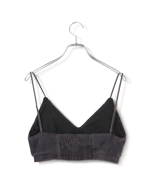 VIS（ビス）の「【Miller】VIS別注モデルベロアルームブラ【洗える】（キャミソール・レディース・ライトグレー/オフホワイト/レッド系・F）」の18枚目の写真