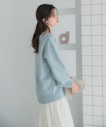 URBAN RESEARCH ROSSO WOMEN | カシミヤシルクブレンドボートネックニット(ニット/セーター)