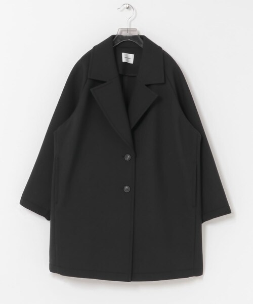 URBAN RESEARCH（アーバンリサーチ）の「ボンディングチェスターコート（チェスターコート・レディース・CHARCOAL/BLACK・FREE）」の14枚目の写真