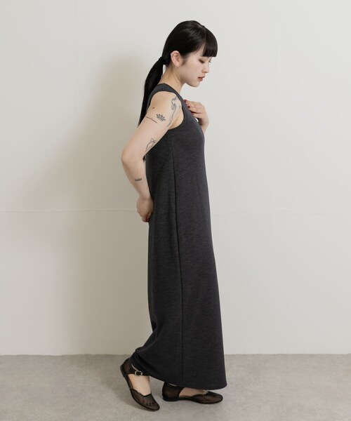 THE GOODLAND MARKET（ザグッドランドマーケット）の「&her　Boucle Cup Onepiece（ワンピース・レディース・BLACK/BEIGE/NAVY・one）」の11枚目の写真