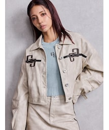 GYDA | GGラインFake Leatherブルゾン(ブルゾン)