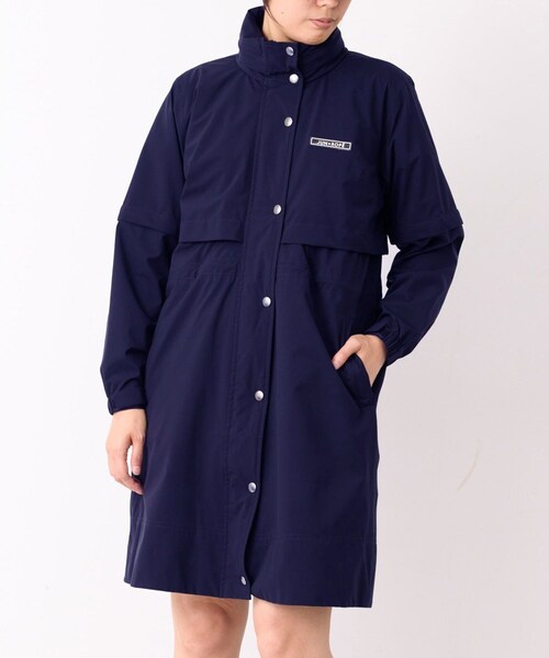 ROPE'(ロペ)の「レインワンピース/撥水・透湿(ワンピース・レディース・ベージュ/ネイビー/ピンク・L/M)」の7枚目の写真