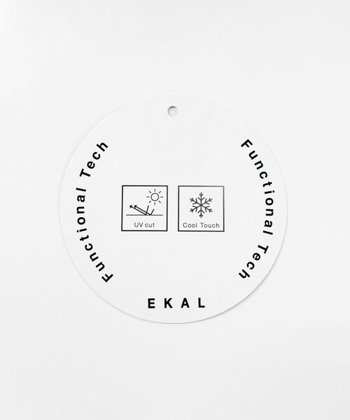 EKAL(エカル)の「シルケットコットンロングスリーブTシャツ(Tシャツ/カットソー・レディース・オフ/ネイビー・One)」の13枚目の写真