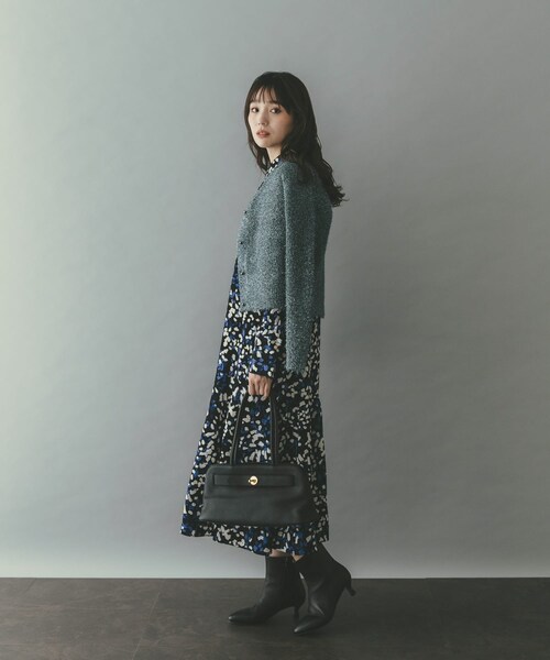 URBAN RESEARCH ROSSO（アーバンリサーチロッソ）の「ラメシャギーカーディガン（カーディガン/ボレロ・レディース・BLUE GRAY/BLACK・Free）」の20枚目の写真