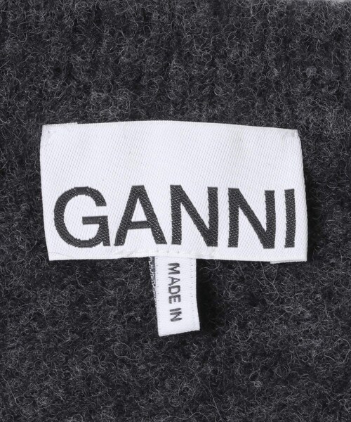 URBAN RESEARCH（アーバンリサーチ）の「GANNI　FineBrushed AlpacaBanana（ニット/セーター・レディース・Phantom・S/M）」の7枚目の写真