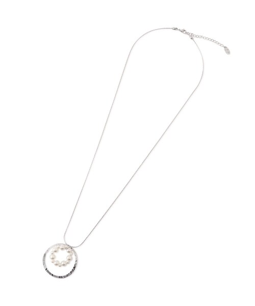 ROPE' PICNIC（ロペピクニック）の「ダブルサークルワントップペンダント（ネックレス・レディース・ゴールド/シルバー・F）」の12枚目の写真