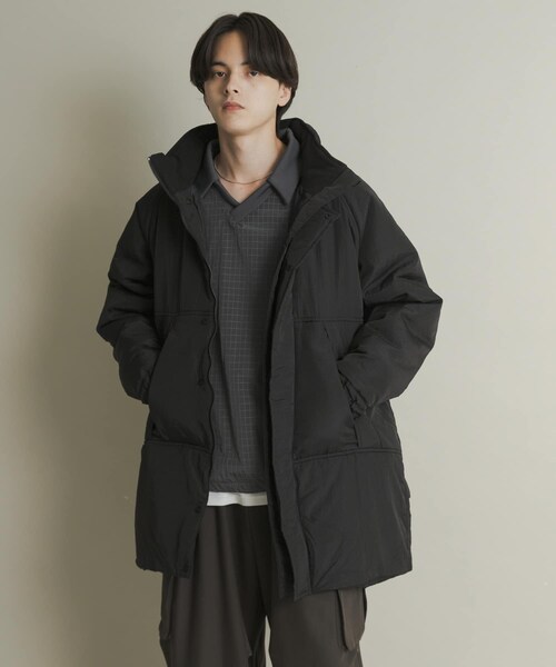 SENSE OF PLACE by URBAN RESEARCH(センスオブプレイスバイアーバンリサーチ)の「『URTECH』『ユニセックス』パデッドモンスターコート(その他アウター・メンズ・BLACK/GREIGE/BLUE・M/L)」の19枚目の写真