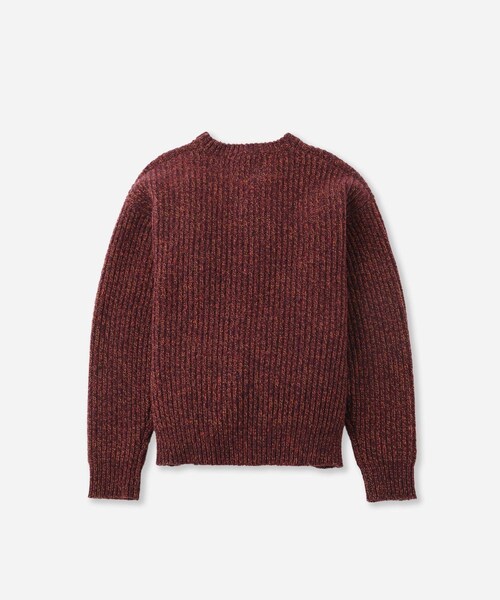 Saturdays NYC（サタデーズ ニューヨークシティ ）の「Atkins Speckled Sweater（ニット/セーター・レディース・オフホワイト/ワイン・L/M/S/XL）」の18枚目の写真