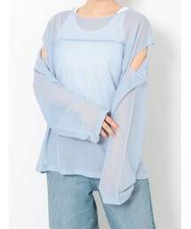 Ungrid | ショルダーカットシアーニット(ニット/セーター)