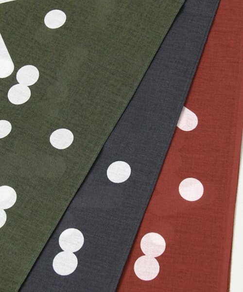 URBAN RESEARCH（アーバンリサーチ）の「UNDERCONSTRUCTION BANDANA∴（バンダナ/スカーフ・メンズ・BURGUNDY/CHARCOAL/GREEN・-0）」の9枚目の写真