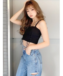 GYDA | Wレースアップ2WAYビスチェ(キャミソール)