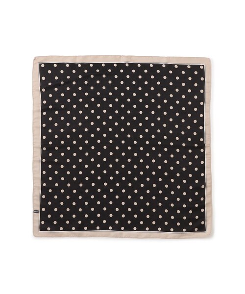 VIS(ビス)の「ドット柄スカーフ 70×70cm(バンダナ/スカーフ・レディース・ブラック系/ホワイト系・F)」の16枚目の写真