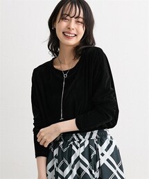 nissen | シアーベロアオーバーサイズトップス＜大きいサイズ有＞(Tシャツ/カットソー)