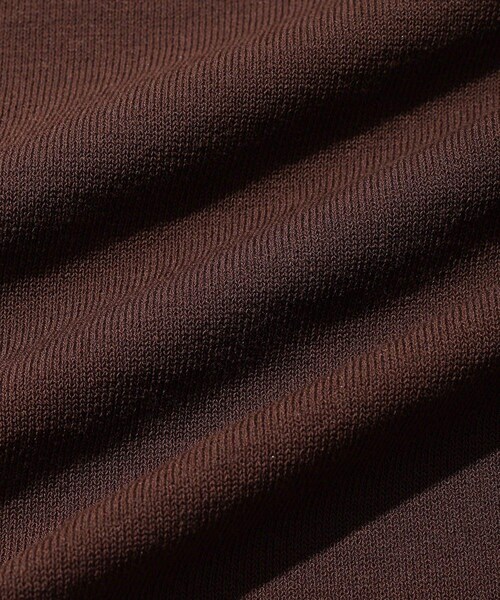 ADAM ET ROPE'（アダムエロペ）の「強撚プレーティングニットプルオーバー（ニット/セーター・メンズ・ブラック/ブラウン/ダークグリーン/オレンジ・L/M）」の19枚目の写真