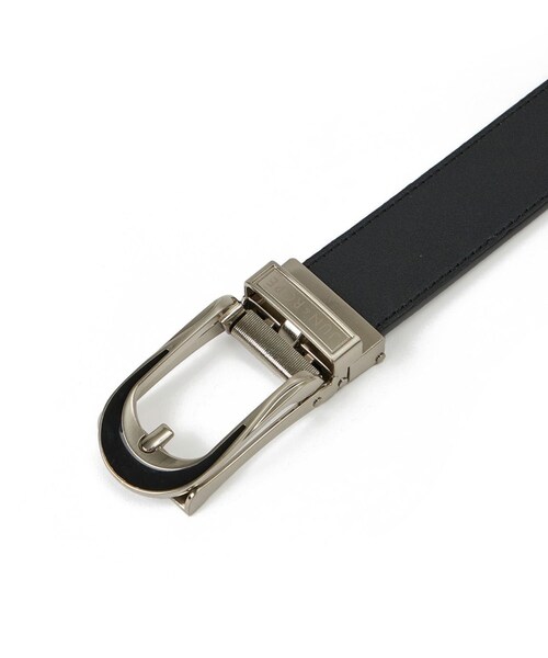 ROPE'（ロペ）の「エンボスロゴスライドベルト（ベルト・レディース・ブラック/ホワイト・F）」の4枚目の写真